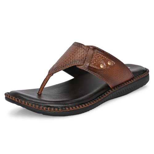Image of Centrino Sandal for Men | Casual Open Toe Slippers /Flip Flop /Slides Anti Slip on for Men's | Modern slipper Look with Straps | Comfortable Casual look sandal for Men's (9511)