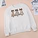 HOTYD Christmas Sweatshirt for Women Christmas Tree Sweatshirt Oversized Graphic Sweatshirt Plus Size Long Sleeve Crew Neck Sweatshirt Pullover Sweatshirt Womens Christmas Clothes White 01 3XL