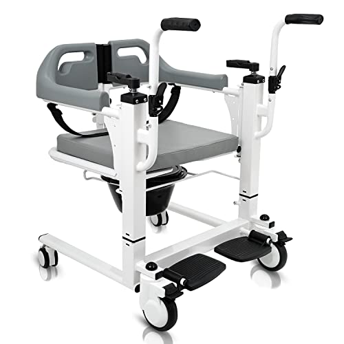 Image of KosmoCare Premium Imported Patient Lift & Transfer Wheelchair For Bedridden Patient (51 cms)