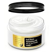 FUNNIR Snail Mucin Moisturizer 92%, Lightweight Moisturing Cream, 100g, Youthful and Radiant Formula, Repair Face Cream for All Skin Types, Skincare Products