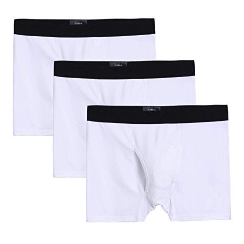 Avidlove Men Underwear Cotton Stretch Boxer Brief Double Crotch 3-Pack