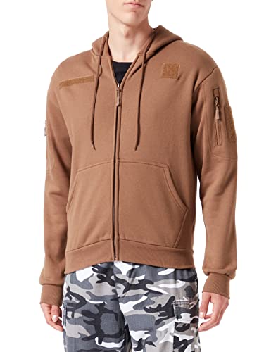 Sweat-Shirt Tactique Mil-Tec Veste Capuche pour Randonnée et Outdoor
