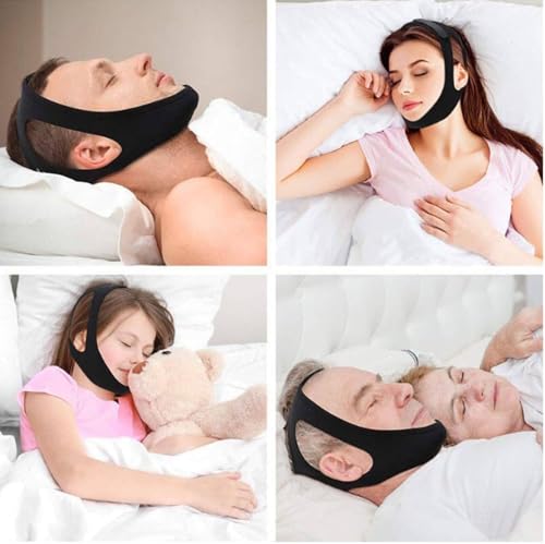 Airflow Jaw Strap, Veralabs Airflow Jaw Strap, 2024 New Air Flow Jaw Strap, Sleeping Anti-Open Mouth Drag, Chin Straps to Keep Mouth Closed, Adjustable Chin Strap for Men and Women (2pcs B) – vue 6