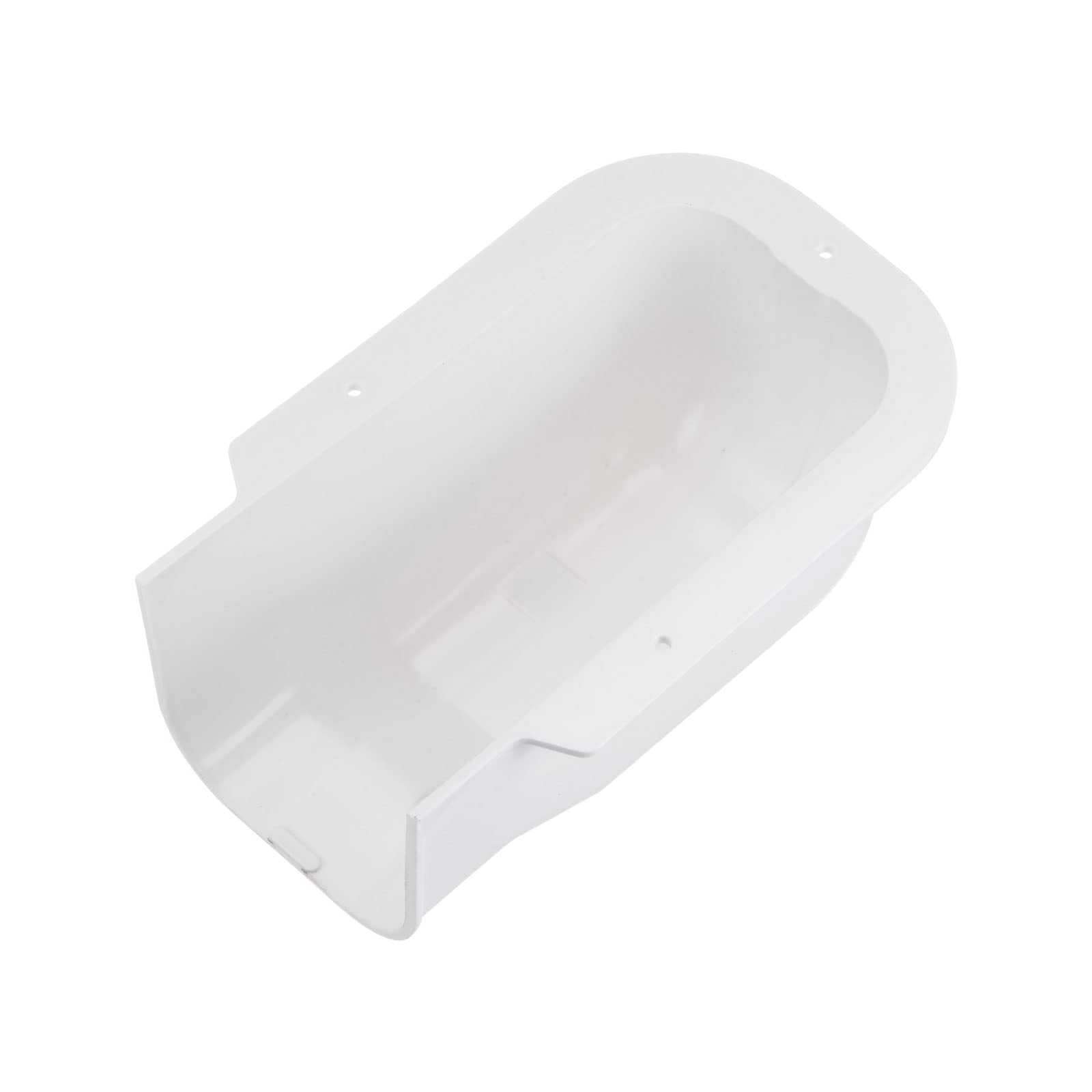 PATIKIL 3" PVC Decorative Line Cover, 2 Pack Wall Entry Cap Tubing Parts Accessories for Air Conditioner Central AC Heat Pump White - Image 4