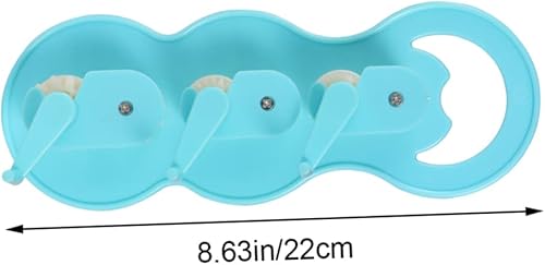 Miniatura 7 de EXCEART 3pcs Crimp Tool Paper Crimper for Chip Bags Paper Quilling Crimper Paper Quilling Patterns Scrapbook Crimping Tool Crimping Machine Blue