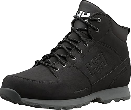 Helly Hansen Tsuga, Bottine Homme, Black/New Light Grey, 42.5 EU