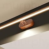 Murphy 6W 3-in-1 Color Chnaging Wooden Finish LED Mirror Picture Wall Light,Bathroom Vanity Led Mirror Light with 2 Year Warranty (Cool White/Warm White/Natural White)-Pack of 1