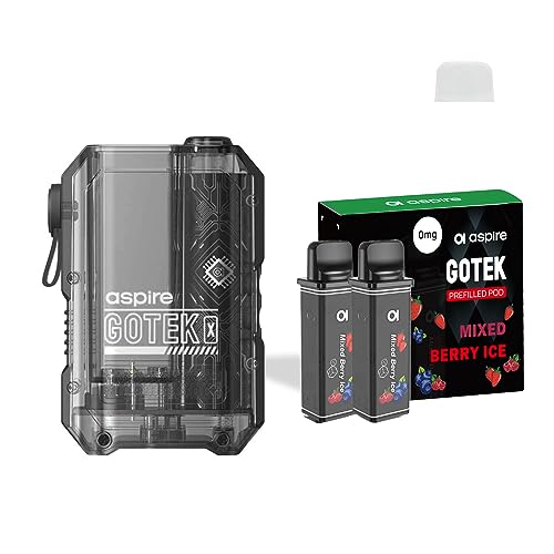 yKizdq^oR Aspire Gotek X X^[^[Lbg + [Uς݃J[gbWi1) xCv 650mah obe[ jR`Ȃ^oRȂ ({(ubNj, ~bNXx[ACXpod)