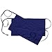 Tablier de taille en coton serveuse avec 3 poches Tablier bleu marine cuisine, restaurant,Bistro,Tabliers de cuisine de chef professionnel hommes et femmes - 24x12 pouces - (ensemble de 2 pièces)