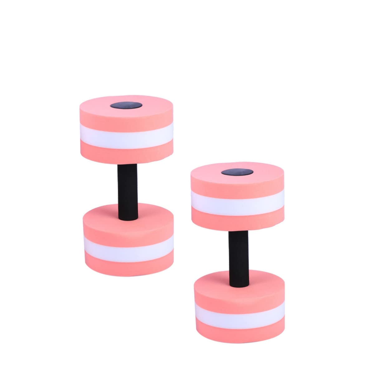 Mancuernas Acuáticas de EVA para Ejercicio en Agua, 2 Unidades Rosas