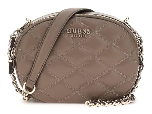 GUESS Tamsin crossbody sac bandoulière double fermeture éclair taupe