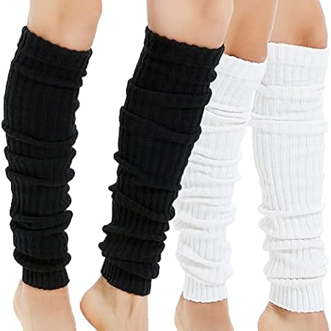 Kayhoma Extra Soft Over the Knee High Leg Warmers, Artificial Wool Thigh High Leg Warmers Cover