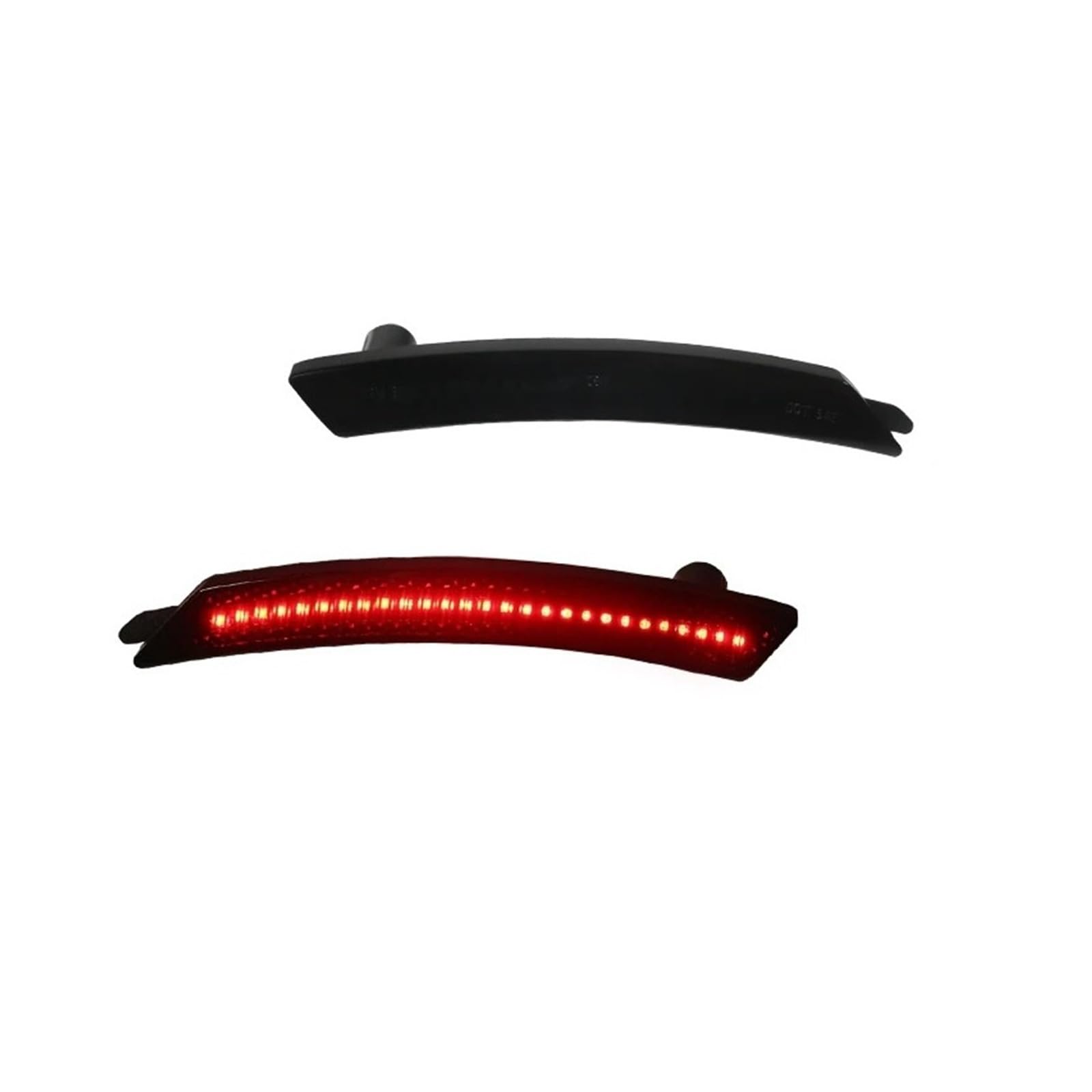 Pasuje do MINI Cooper R55 R56 R57 R58 R59 R60 R61 2007-2013/14 przydymione soczewki bursztynowy/czerwony w pełni LED przednie/tylne boczne światła obrysowe zespoły(DEEP BLUE)
