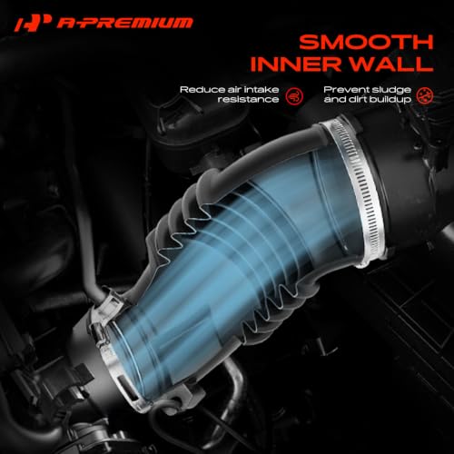 A-Premium Engine Air Clean Intake Hose Tube with Clamps Compatible with BMW by A-premium - Image 6