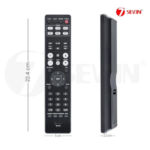 Image of 7SEVEN Compatible for Denon Home Theatre Amplifier Sound System Remote Control of RC-1214 and Replacement Remote for RC-1204 RC1204 RC-1214 RC1162 RC-1162 Model