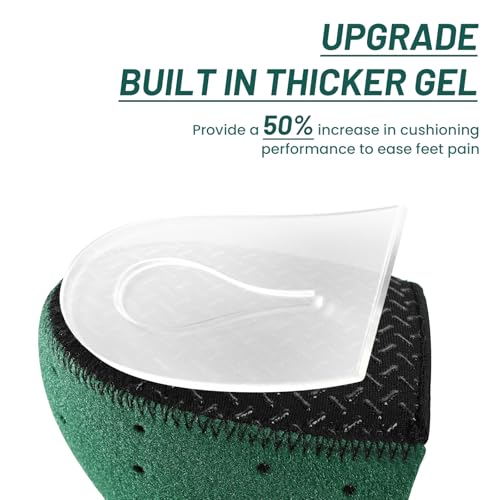 Image of Plantar Fasciitis Heel Protector for Shoes - Welnove Anti Slip Heel Cups for Women Men Heels Spur Pain Relief - Heel Inserts Pads for Achilles Tendonitis Dry Cracked Heel Support Cushion (Size L)