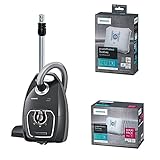 Siemens Staubsauger mit Beutel Z 7.0 VSZ7A400, ideal für Allergiker + 4X Staubsaugerbeutel PowerProtect Typ G All, VZ41FGALL + 16x Staubsaugerbeutel PowerProtect Typ G All, VZ16GALL