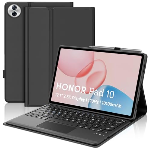 Clavier Honor Pad 10 2025 FOGARI AZERTY avec pavé tactile et étui noir