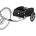 Retrospec Rover Hauler Bike Cargo Trailer - Foldable Frame with Weather-Resistant Fabric & 80lb Capacity - Universal Bike Trailer for 20-29in Wheels - Includes Safety Flag & D-Ring Anchors