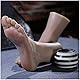 WJH Silikon Füße Modell - Simulation der männlichen Fuß - Schuh-Socken-Anzeige Art Skizze Nail Medical Malerei Pediküre Unterricht Schöne Beine,A Pair