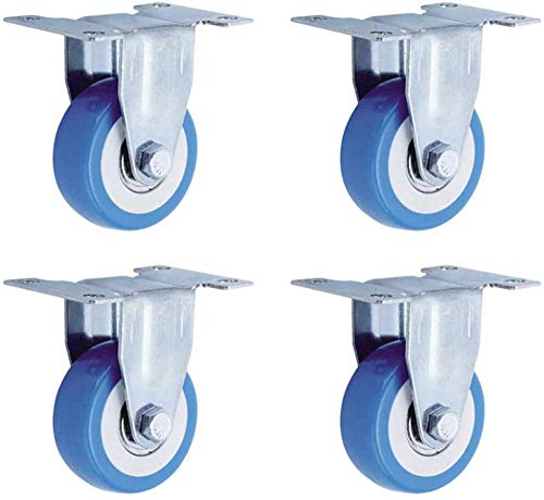 Roulettes pivotantes avec frein pour meuble mobile charge stable et déplacement silencieux x4