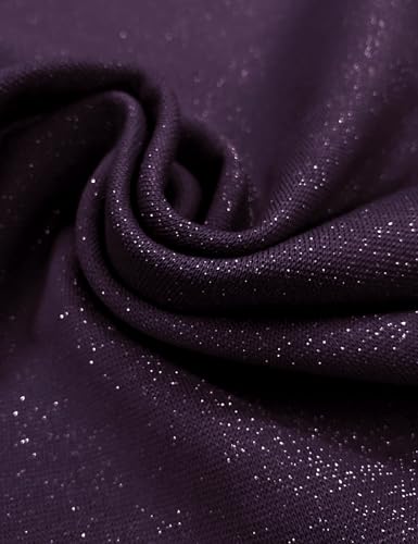 Image of ZOMVA 2025 Plus Size 0X-4X Sparkly Glitter Wrap V Neck A Line Mini Dress Sparkle Sequin Sexy Dresses Cocktail Party Club