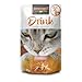 LEONARDO Drink Duck [20x40g Multipack Sorte Ente] Katzendrink | getreidefreie Fleischbrühe mit Fleischstreifen | Ergänzungsfuttermittel für Katzen