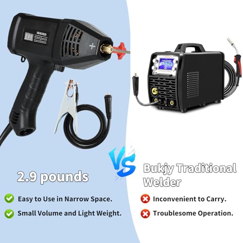 Máquina de solda portátil, soldador ARC portátil com visor digital IGBT, máquina de solda portátil p