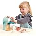 Tender Leaf Toys - Babyccino Maker - Wooden Coffee Machine Pretend Food Play Toy with Espresso Capsules and Cups - Made with Premium Materials and Craftsmanship - Age 3+
