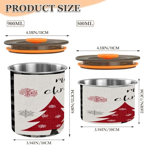 Contenedor De Café Hermético Acero Inoxidable 900ml miniatura 2