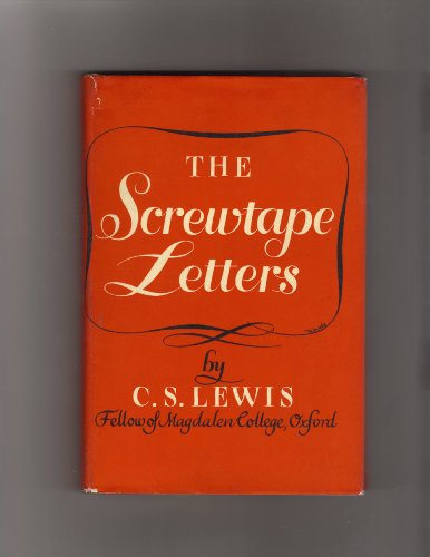 The Screwtape letters, B0007E5YKA Book Cover