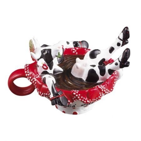 Cowparade Mini Cow - Cafe Ole (S) - Resin, 7,5 cm, #76556