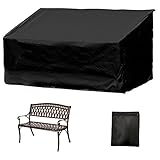☀ 【Größe des Patio Long Chair Cover】 Die Größe des Gartenbankbezugs beträgt 53 