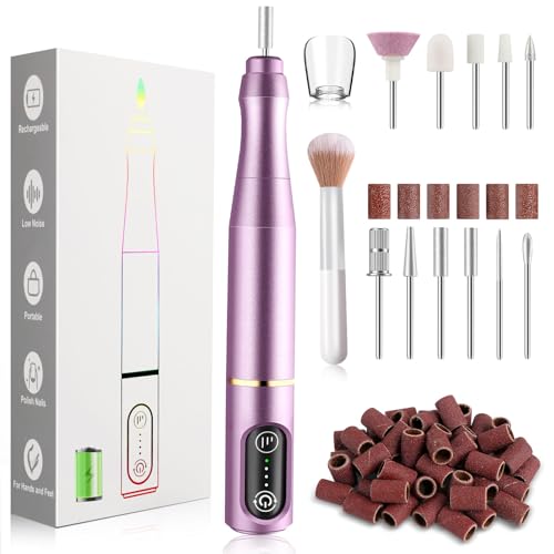 TUOBEO Cordless Nail Drill Electric...