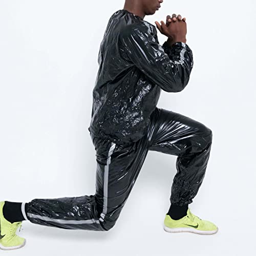 Skelcore Performance Sauna Suit Set For Men And Women - Suit Top And Bottom Gym Suit Set - Xl #TOP1
