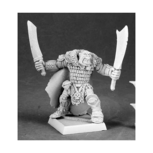 Torg Orc Tundra Stalker Sergeant figurine Warlord pour table de jeu
