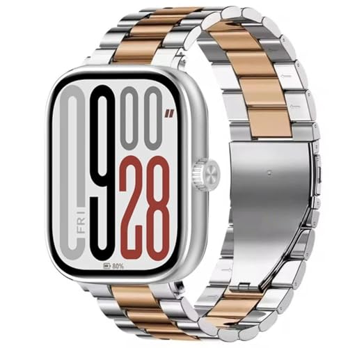 [TYGBFD] Redmi Watch 5�p���^���X�g���b�v�ARedmi Watch 4�p���߉\�ȃX�e�����X�X�`�[���u���X���b�g�AXiaomi Mi Band 9 Pro�p�AMi Band 8 Pro���X�g�o���h�p�A4�V���o�[�AMiband 9 Pro