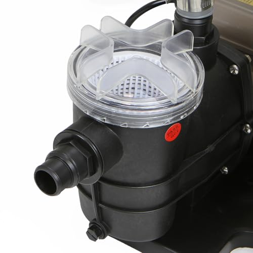 Image of XtremepowerUS 13 inch Sand Filter Pump System for Above Ground Pools, 3 /4 HP 2460 GPH Pool Pump with Timer, 4-Way Multi-Port Valve, for Pools Up to 10,000 Gallons