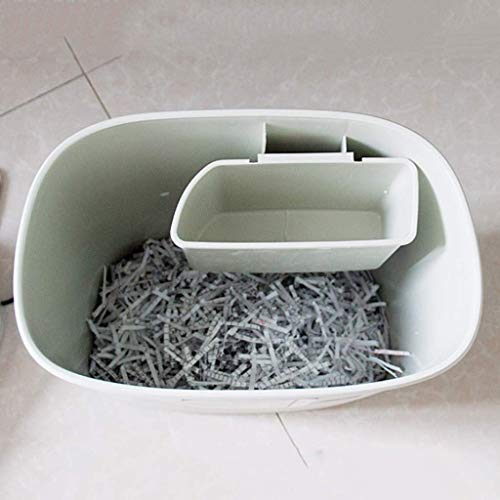 Détructeur de documents compact blanc pour libérer l'espace du bureau - 5