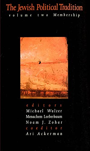 Price comparison product image The Jewish Political Tradition: Volume II: Membership