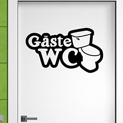 GADGETS WRAP Personality Bathroom Decorative Tattoo Stickers Funny Toilet Vinyl Door Sticker 2Ws0078