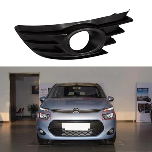 Rejilla de faro antiniebla resistente para Citroen C4, marco protector de luz delantera de coche 5