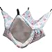 LXTaoler Hamac pour petit animal de compagnie, hamac pour chinchilla, écureuils, autres petits animaux, 34 x 34 cm (L x l)(rose)