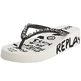 Zehensteg Replay Damen Anilla Sandalen, Schwarz, 36 EU