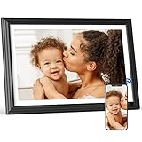 BSIMB 32GB WiFi Digital Picture Frame 10.1 Inch IPS Touch Screen HD Display, Smart Electronic Photo