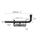 5 Inch Spring Loaded Latch Bolt, Heavy Duty Spring Loaded Latch Pin Door Lock,1/2