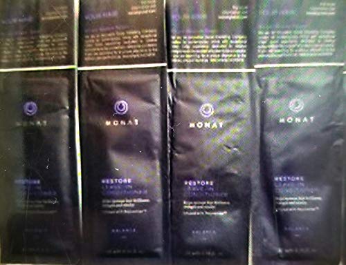 Monat Restore Leave-In Conditioner 10 ml Travel Size 4 Pack