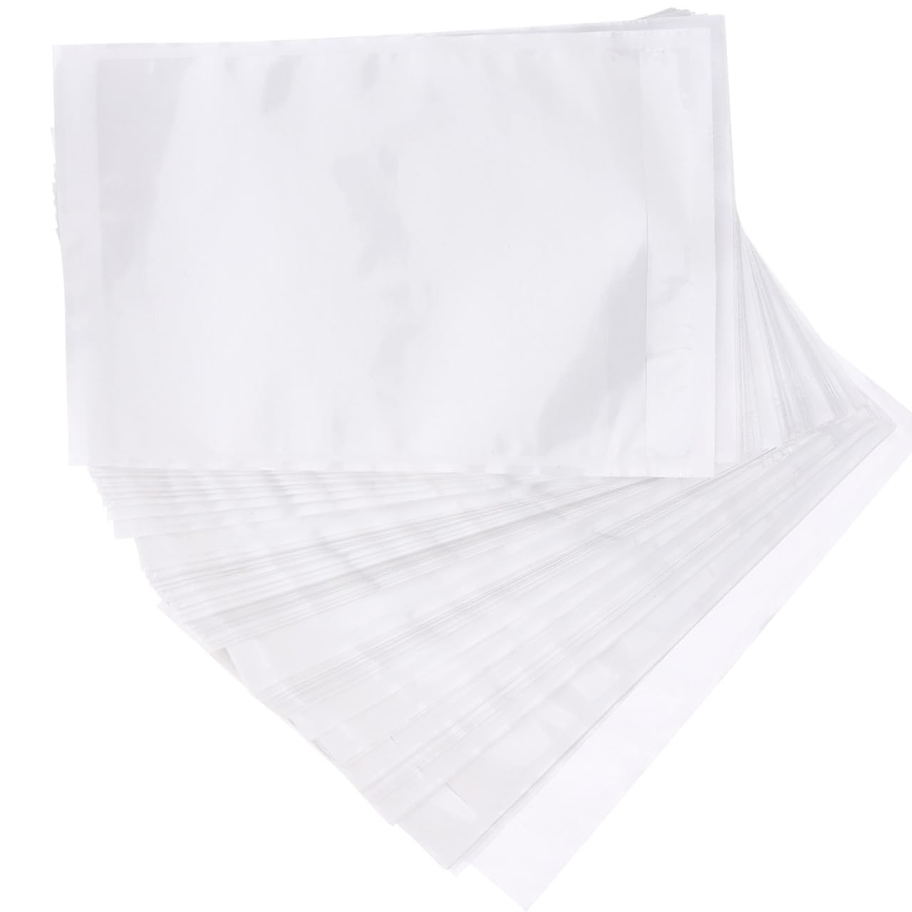 ARTIBETTER 2 Set Sacchetti Trasparenti Autoadesivi Per Etichette Spedizione Buste Packaging Adesive Pratiche Per Piccole Aziende 100 Pezzi * 2