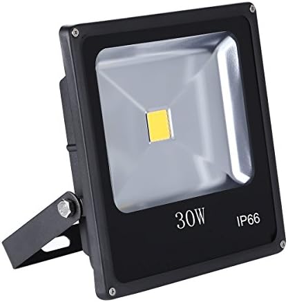 Eco Newled 30W Super Bright Outdoor LED Flood Lights, 75W HPS Bulb Equivalent, Waterproof, 2250lm, Daylight White, 6000K, Security Lights, Floodlight