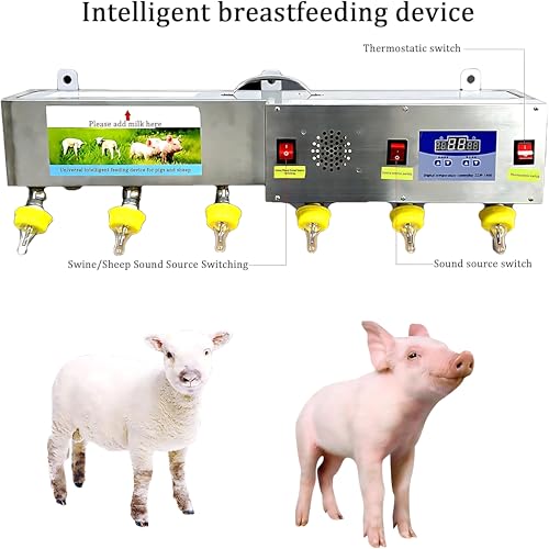 Alimentadores automáticos con simulación de sonido para la crianza de terneros y corderos 7